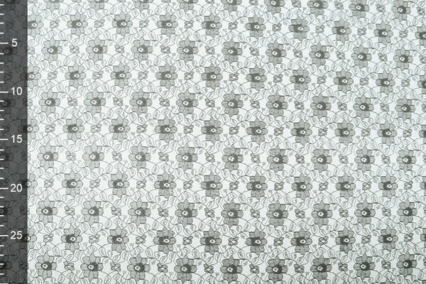 Dentelle Ziedi Gris Foncé