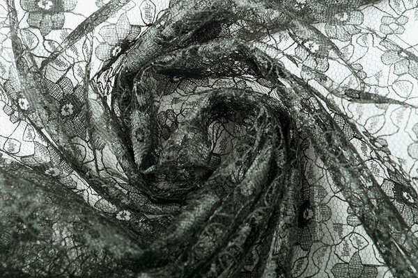 Encaje Ziedi Gris Oscuro