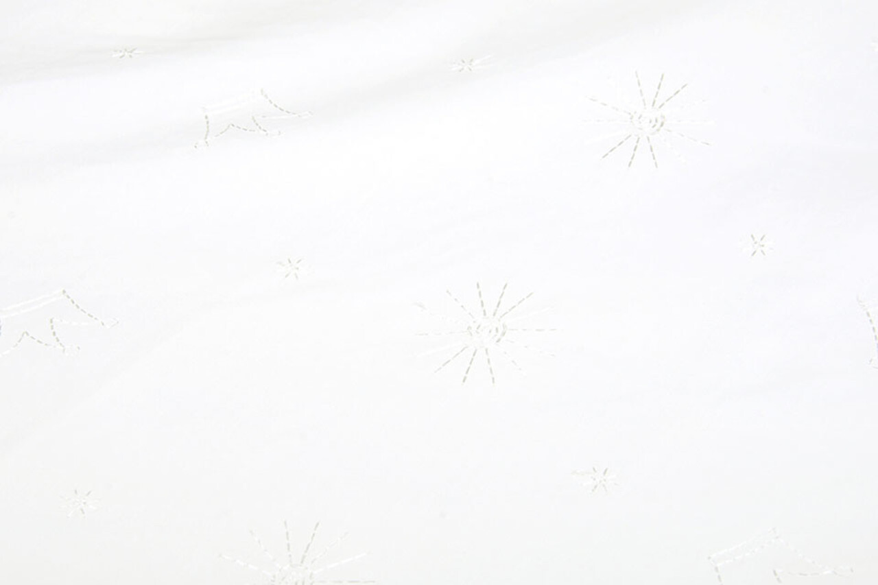 Katoen Broderie Lola Kroon Creme Katoen Broderie Lola Kroon Creme