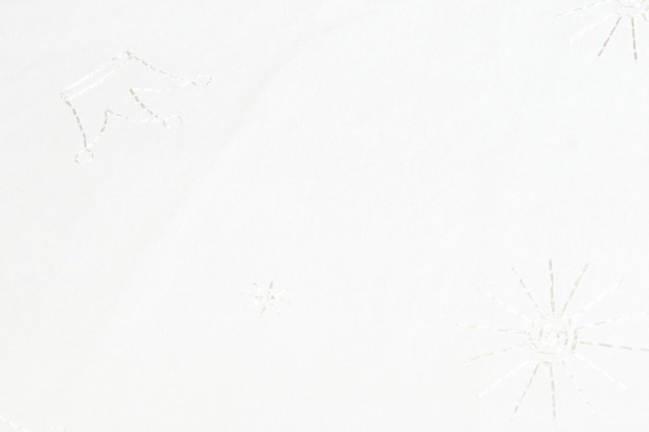 Katoen Broderie Lola Kroon Creme Katoen Broderie Lola Kroon Creme