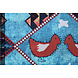 Batik Stampa Viola Blu Batik Stampa Viola Blu