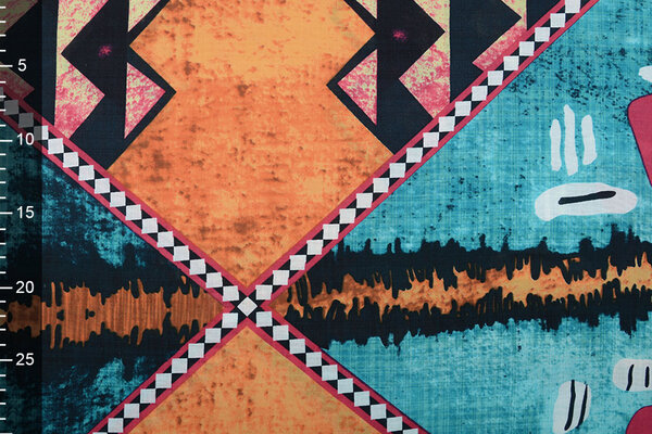 Batik Motiv Aqua Orange Batik Motiv Aqua Orange