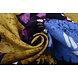 Batik Estampado Ocre Azul Morado Batik Estampado Ocre Azul Morado