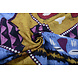 Batik Estampado Ocre Azul Morado Batik Estampado Ocre Azul Morado