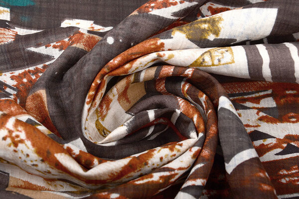 Cotton Viscose Kujundama Brown Cotton Viscose Kujundama Brown