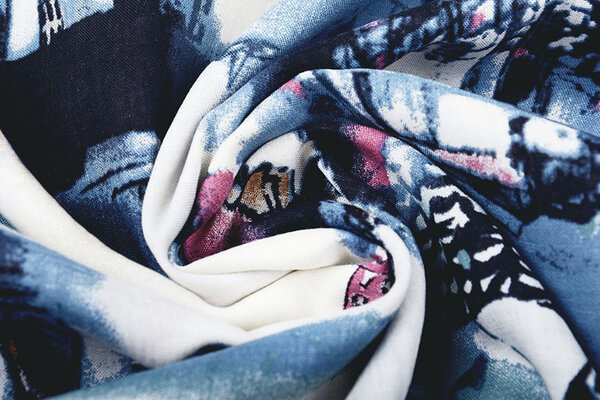 Cotton Viscose Birni White