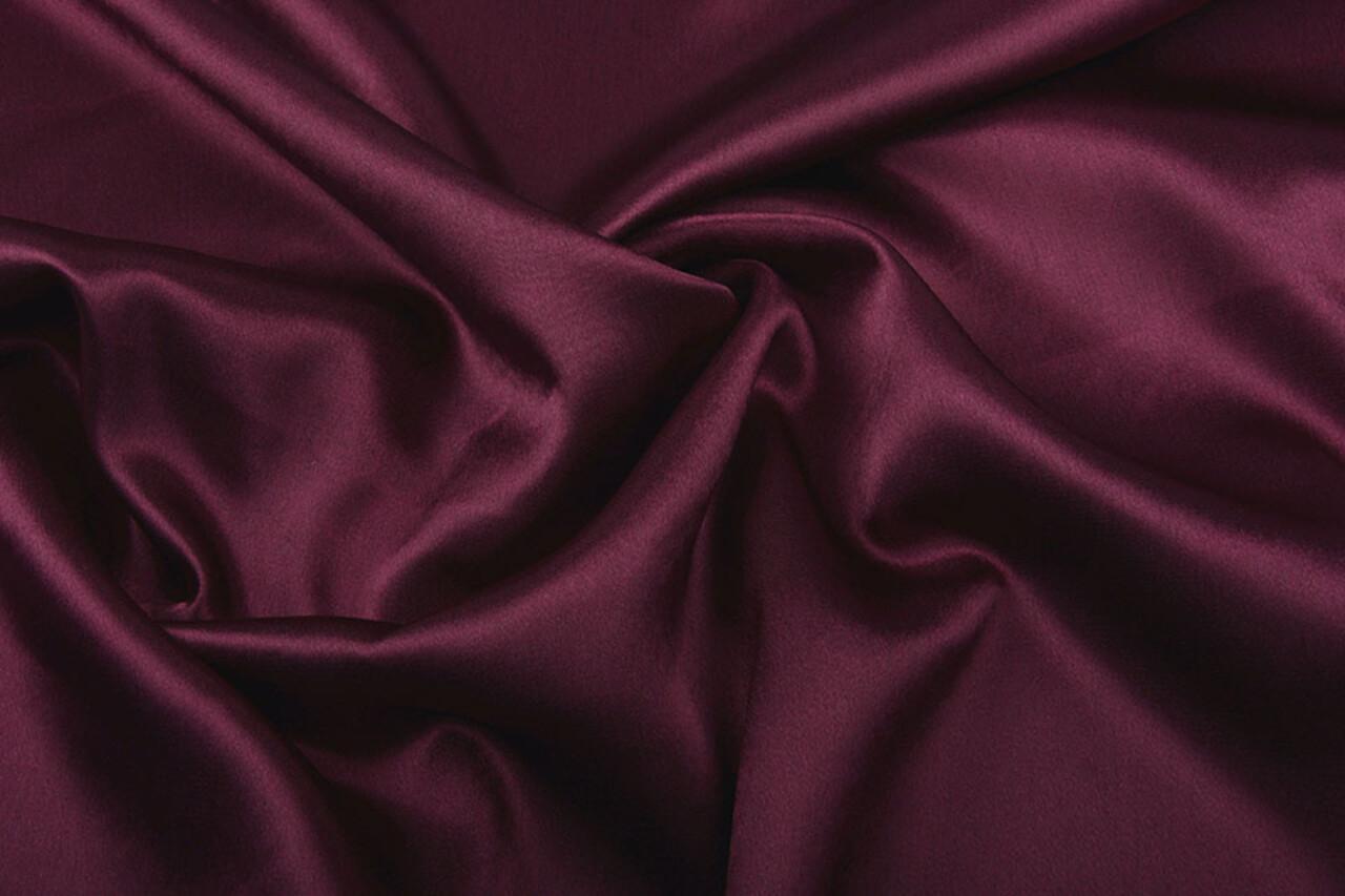 Crêpe Satijn Bordeaux Crêpe Satijn Bordeaux
