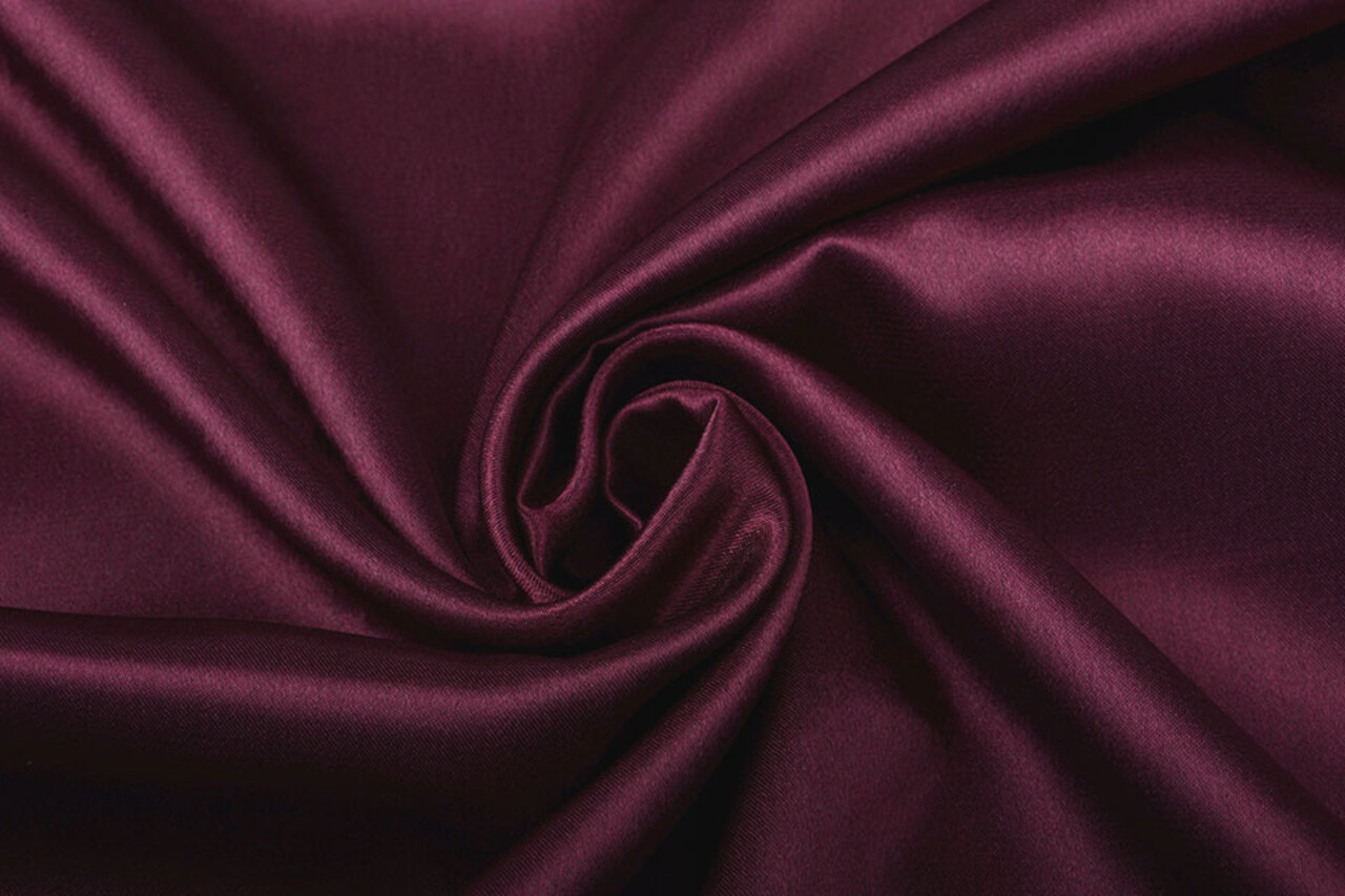 Crêpe Satijn Bordeaux Crêpe Satijn Bordeaux