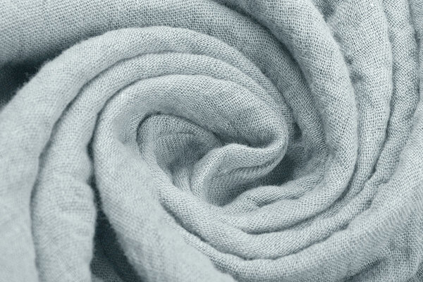 Oeko-Tex® Double Gauze Fabric Blue Grey Oeko-Tex® Double Gauze Fabric Blue Grey