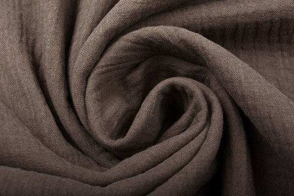 Oeko-Tex®  Double Gauze Fabric Brown Oeko-Tex®  Double Gauze Fabric Brown