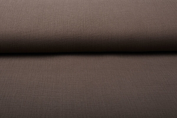 Oeko-Tex®  Baumwoll Musselin Braun