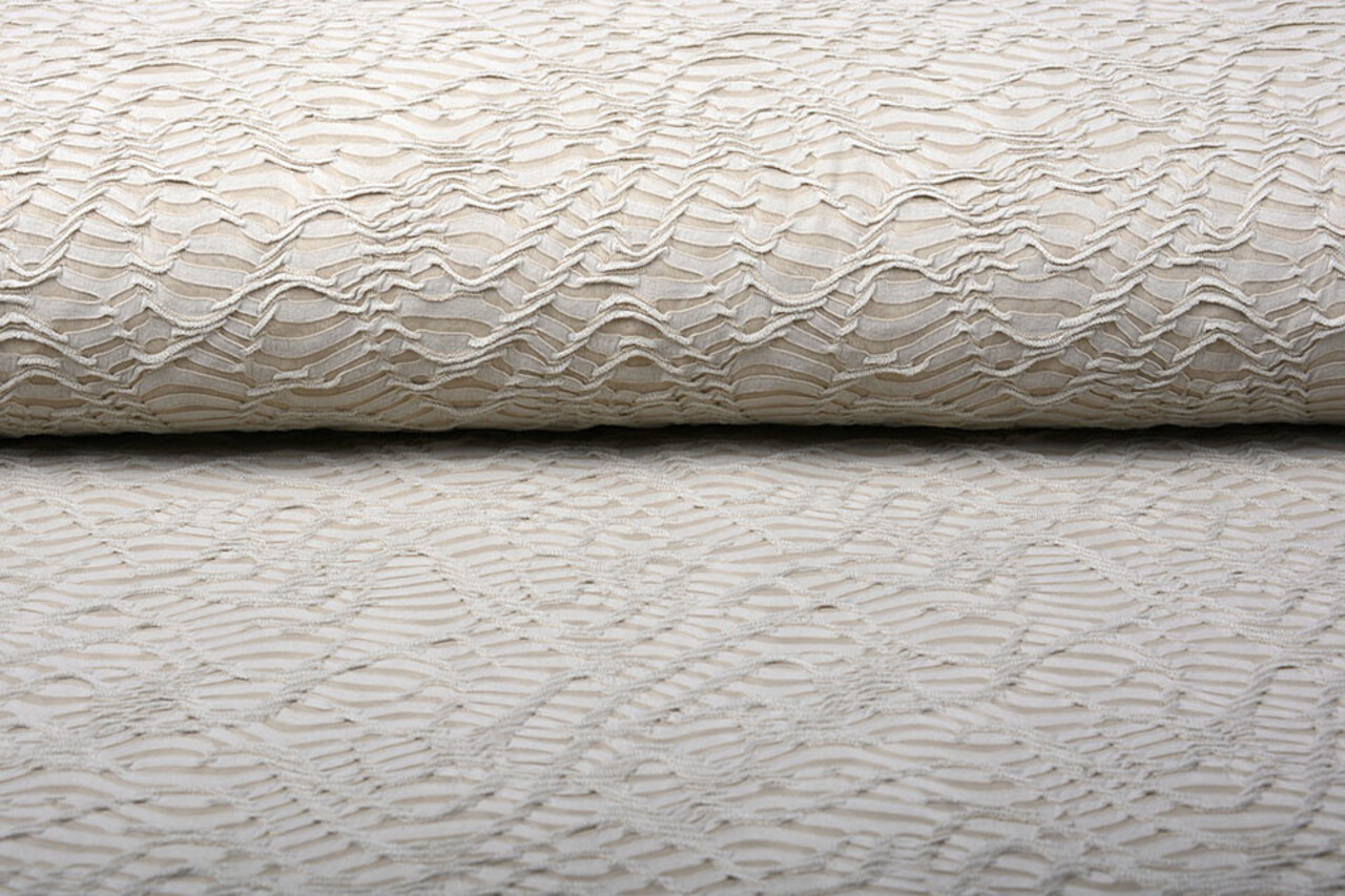 Jacquard Dentelle Sable Clair Jacquard Dentelle Sable Clair