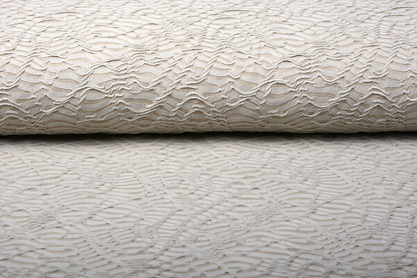 Jacquard Dentelle Sable Clair Jacquard Dentelle Sable Clair