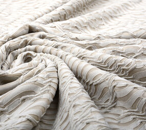 Jacquard Kant Licht Zand