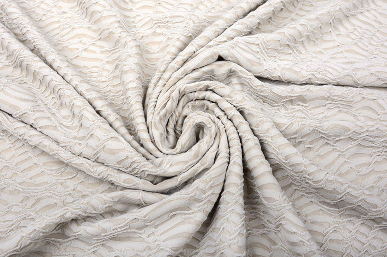 Jacquard Pizzo Sabbia Chiara Jacquard Pizzo Sabbia Chiara