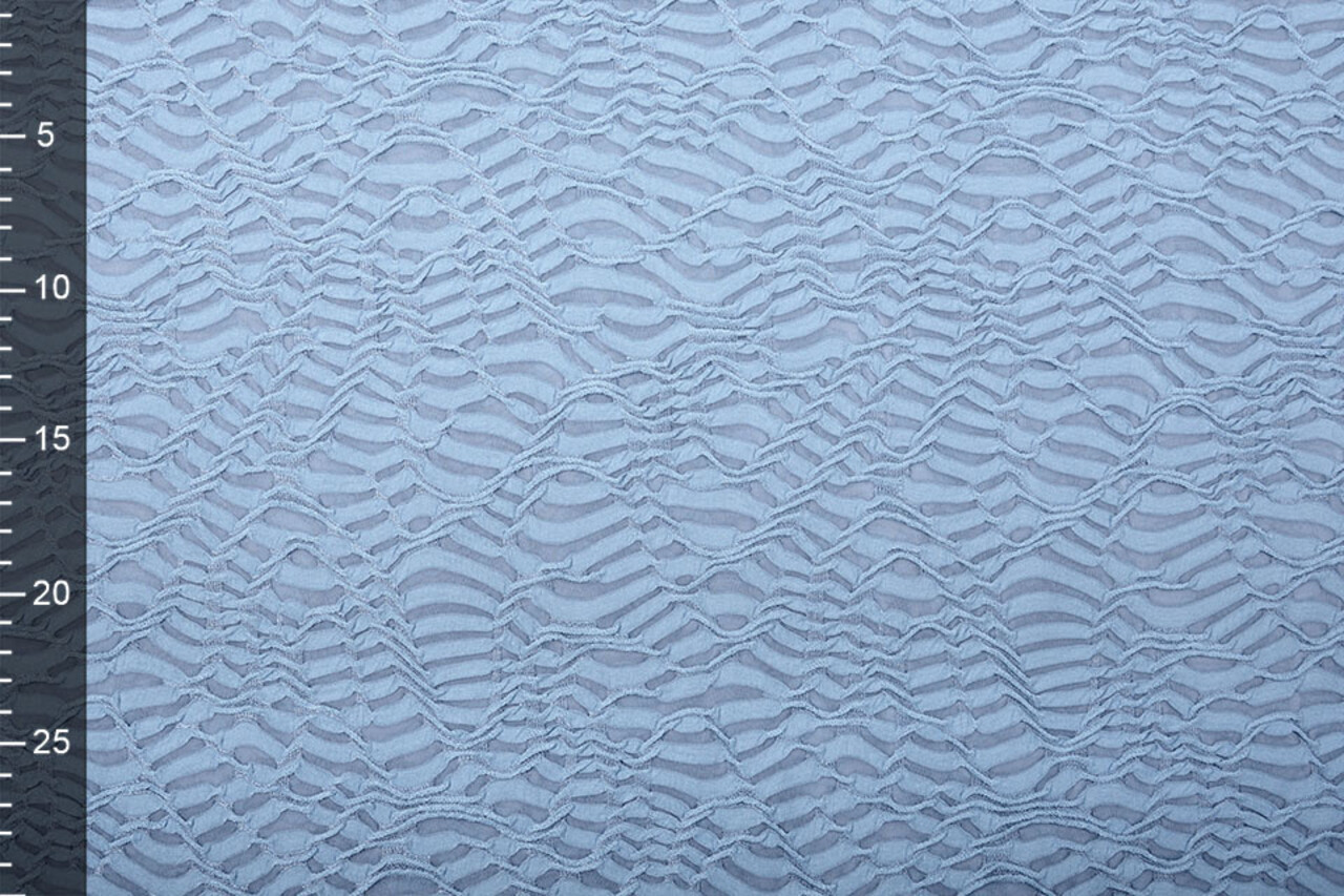 Jacquard Lace Jeans Blue