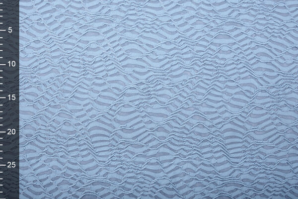 Jacquard Kant Jeans Blauw