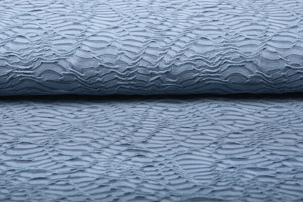 Jacquard Lace Jeans Blue