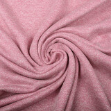 French Terry Sweatshirt Fabric Old Pink Melange