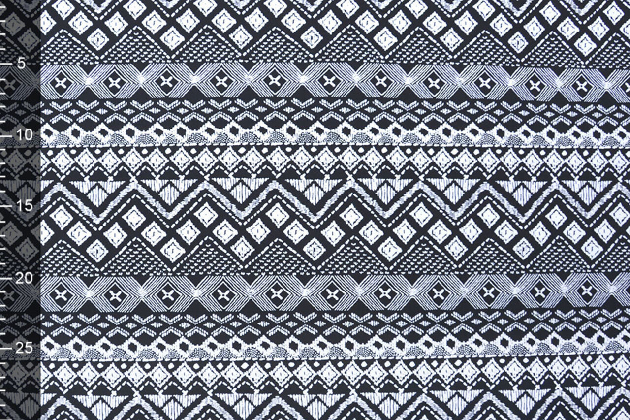 Lycra Tricot Border Frames Zwart Wit Lycra Tricot Border Frames Zwart Wit