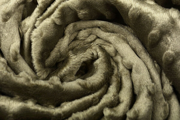 Minky Fleece Stoff Taupe Minky Fleece Stoff Taupe