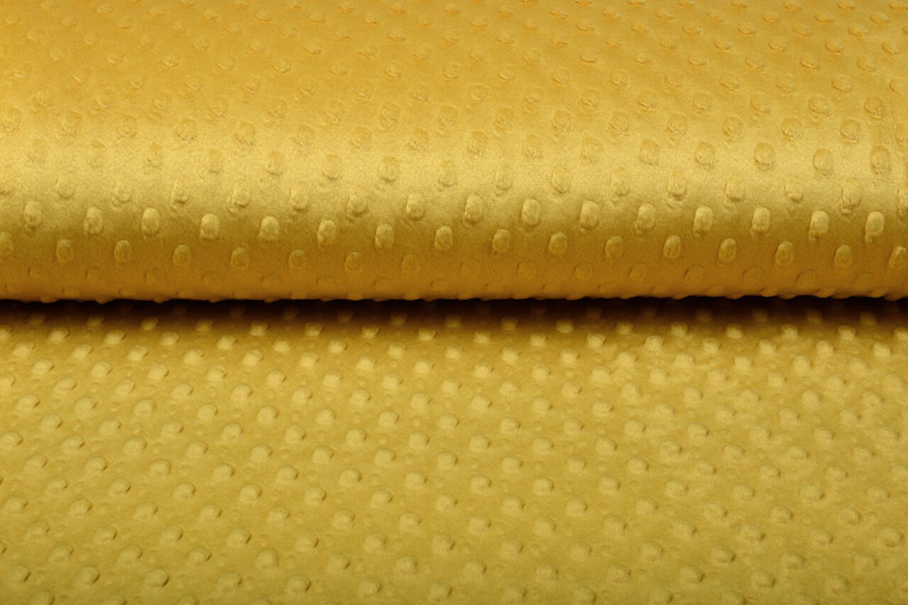 Minky Fleece Ocher Yellow Minky Fleece Ocher Yellow