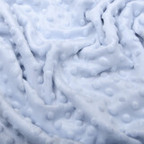 Minky Fleece Stoff Grau-Blau Minky Fleece Stoff Grau-Blau