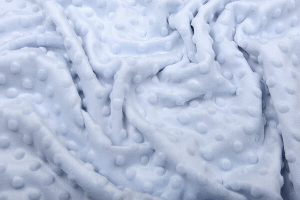 Minky Fleece Grey-blue Minky Fleece Grey-blue