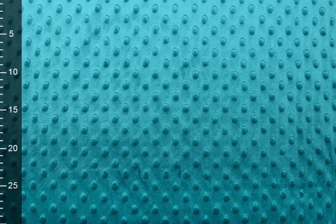 Minky Fleece Stoff Petrol Minky Fleece Stoff Petrol