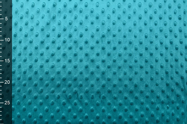 Minky Fleece Stoff Petrol Minky Fleece Stoff Petrol