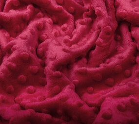 Minky Fleece Red Minky Fleece Red