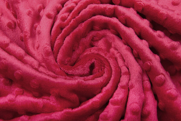 Minky Fleece Red