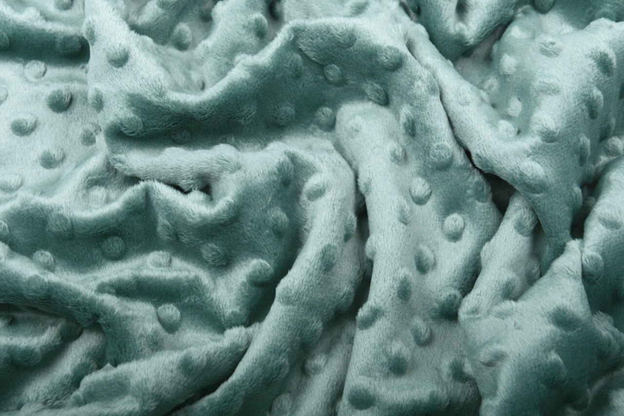 Minky Fleece Old green