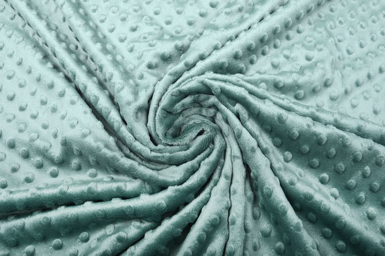 Minky Fleece Old green