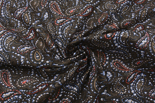 100% Digitaal Katoen Druppels Bruin 100% Digitaal Katoen Druppels Bruin