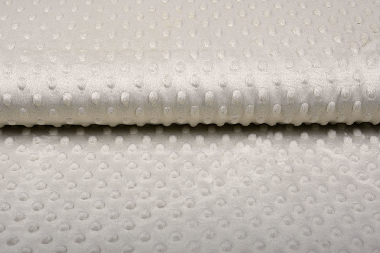 Minky Fleece Stoff Hellbeige Minky Fleece Stoff Hellbeige