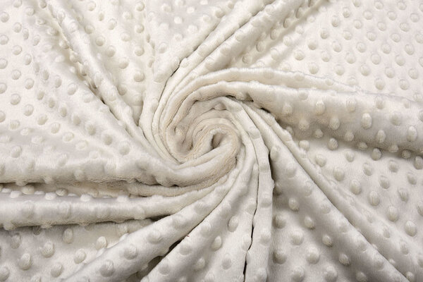 Minky Fleece Stoff Hellbeige Minky Fleece Stoff Hellbeige