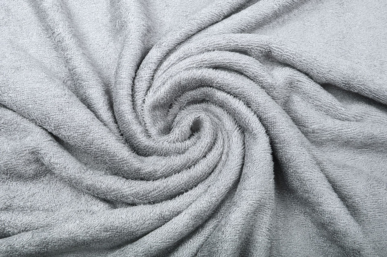 Bambou Tissu Éponge Gris