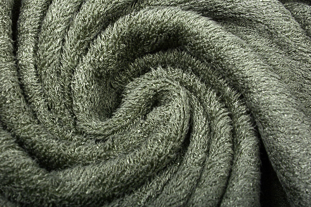 Bamboo Terry Cloth Army Green Bamboo Terry Cloth Army Green