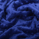 Minky Fleece Stoff Königs Blau Minky Fleece Stoff Königs Blau