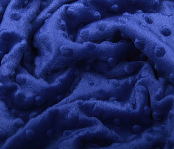 Minky Fleece Konings Blauw