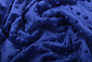 Minky Fleece Stoff Königs Blau