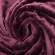 Minky Fleece Stoff Aubergine