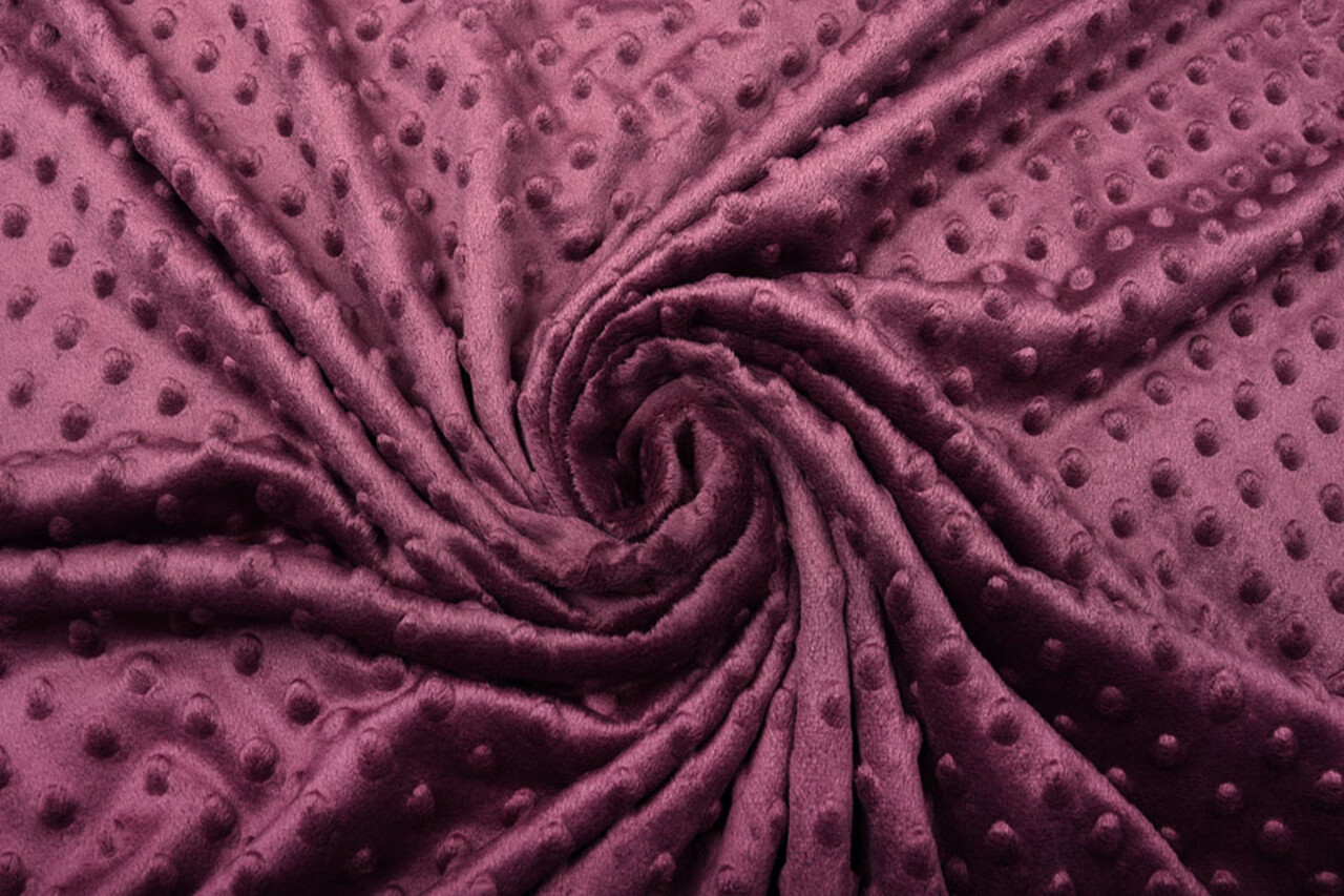 Minky Fleece Aubergine
