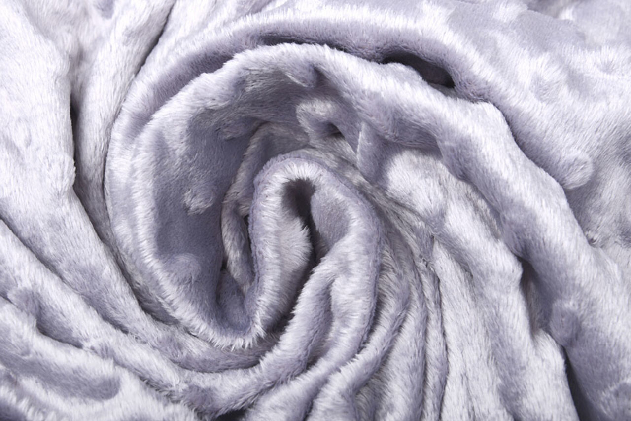 Minky Fleece Lila Minky Fleece Lila