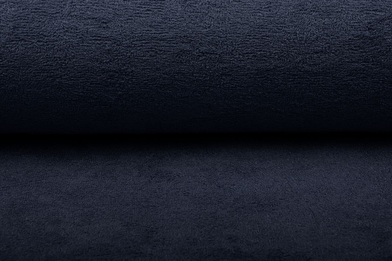 Bamboe Badstof Marine Blauw Bamboe Badstof Marine Blauw