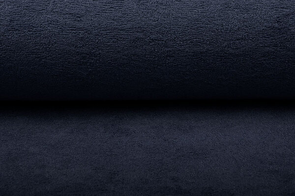 Bambou Tissu Éponge Bleu Marine