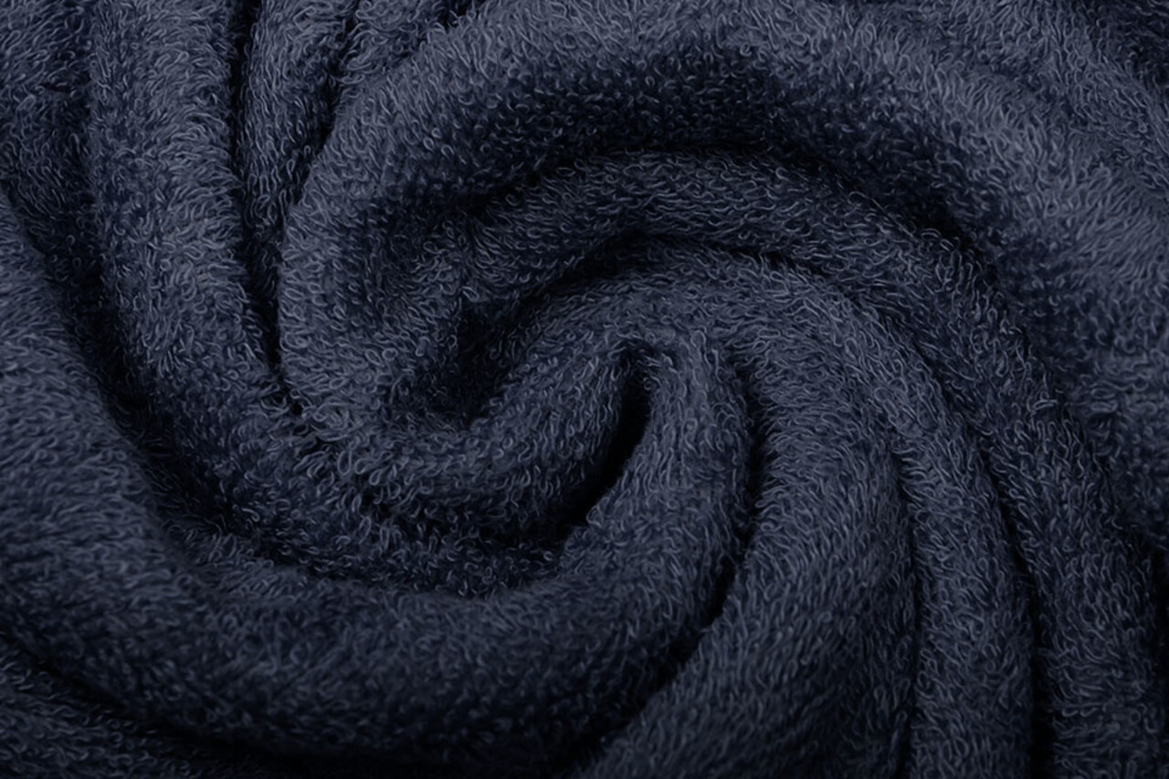 Bamboe Badstof Marine Blauw Bamboe Badstof Marine Blauw