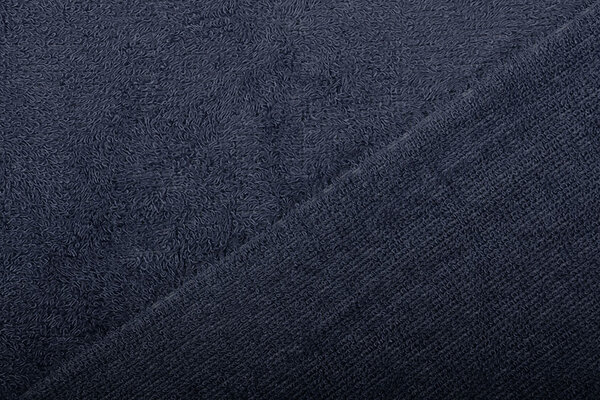 Bambou Tissu Éponge Bleu Marine