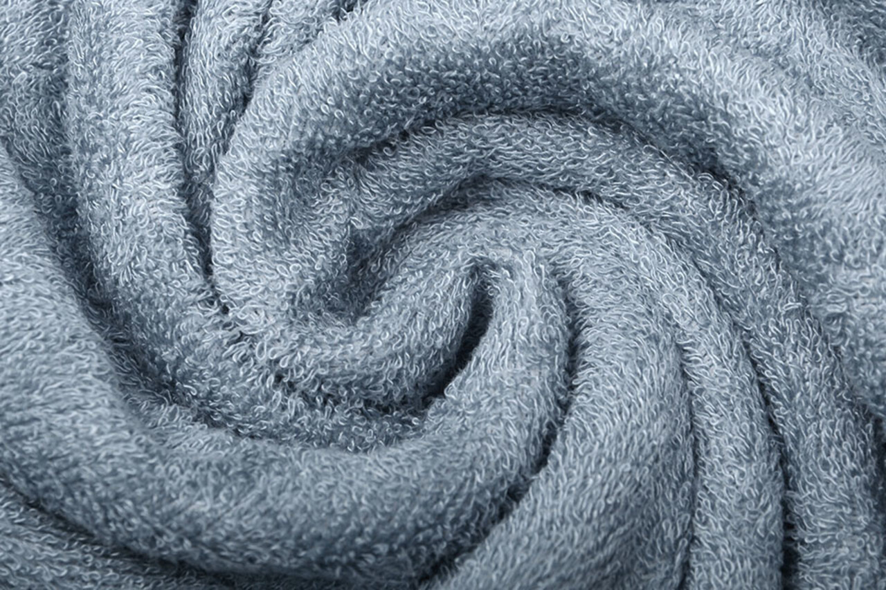 Bamboo Terry Cloth Grey Blue Bamboo Terry Cloth Grey Blue